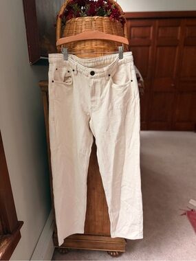 American Vintage women’s  Le Droit Cream Jeans
